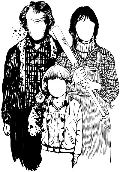 映画シャイニング”THE FAMILY”TrinityTシャツ1